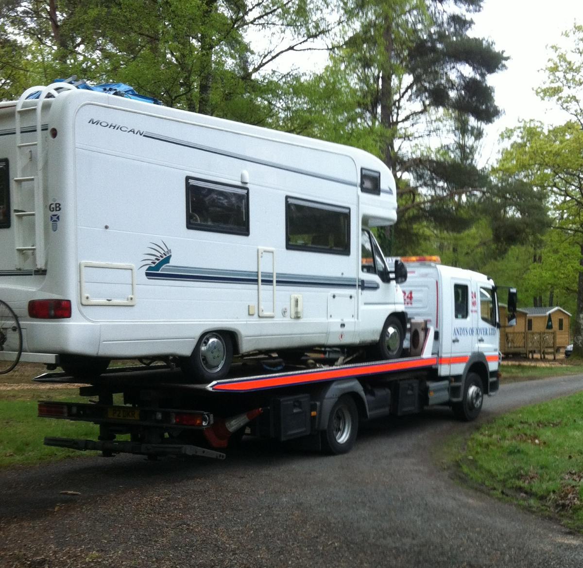 Motorhome Accident and breakdown 24hr recovery